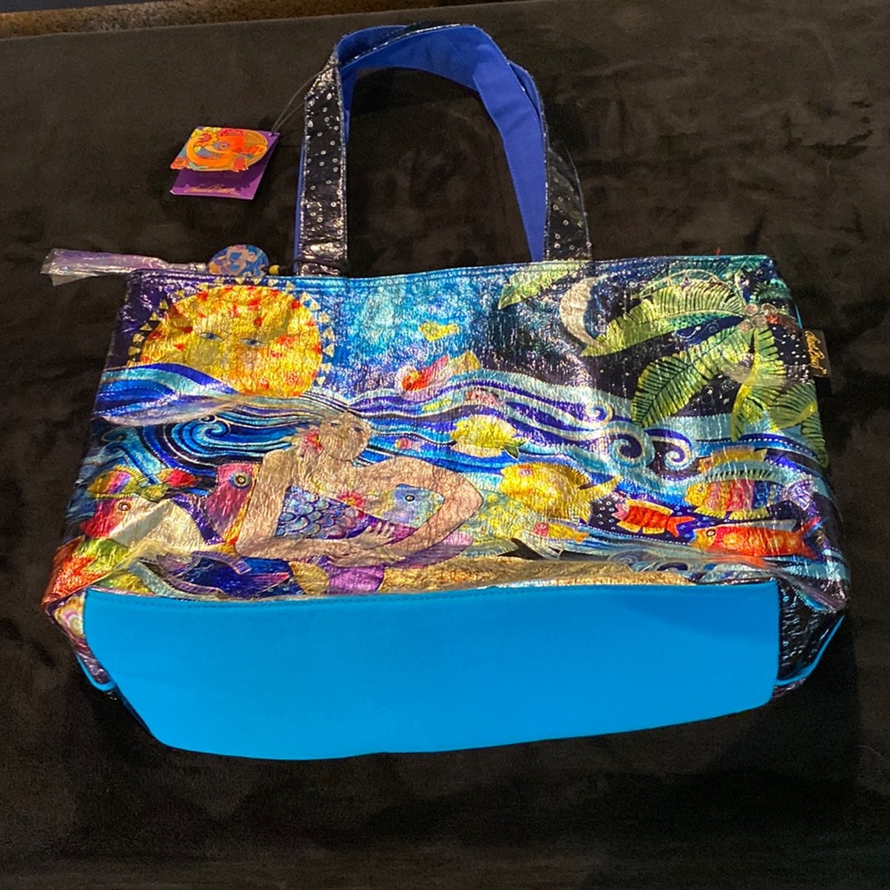 NWT Laurel Burch foiled bag